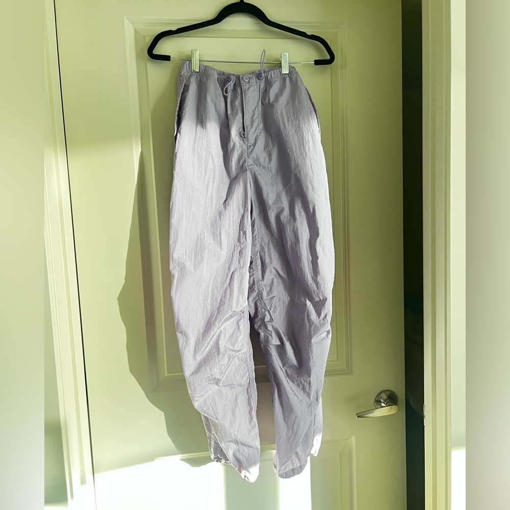 Aritzia TNA Purple Nylon Cargo Pants – Size S